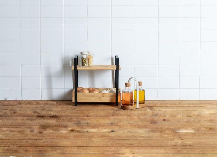 5five Simply Smart, półka stojąca na blat kuchenny ordera z pojemnikiem, 30-14-30 cm