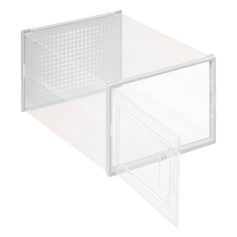 5five Simply Smart, przezroczyste pudełko na buty, 23,2-33,5-14 cm