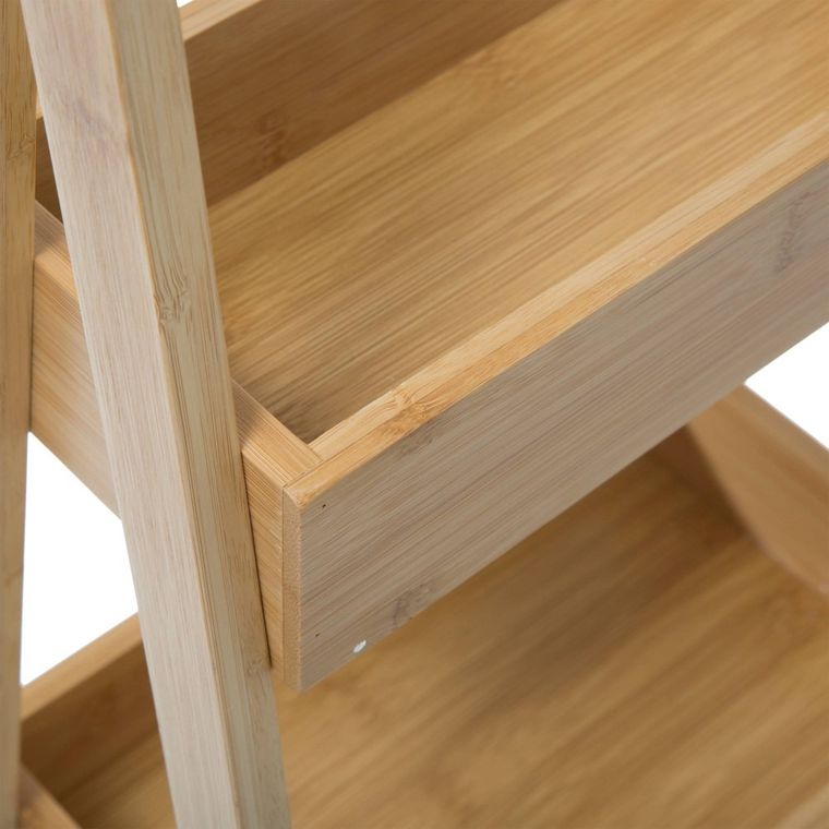 5five Simply Smart, regał do łazienki, Green Harmony, 3 półki, bambus