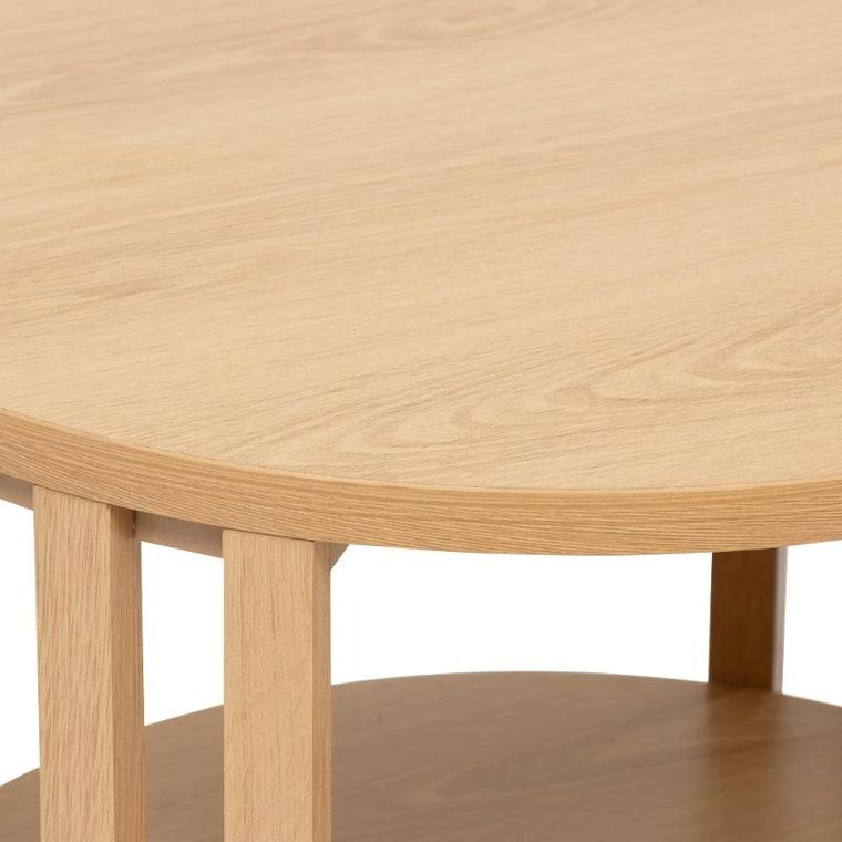 5five Simply Smart, Slat, stolik nocny, lamele, z półką, 48 cm
