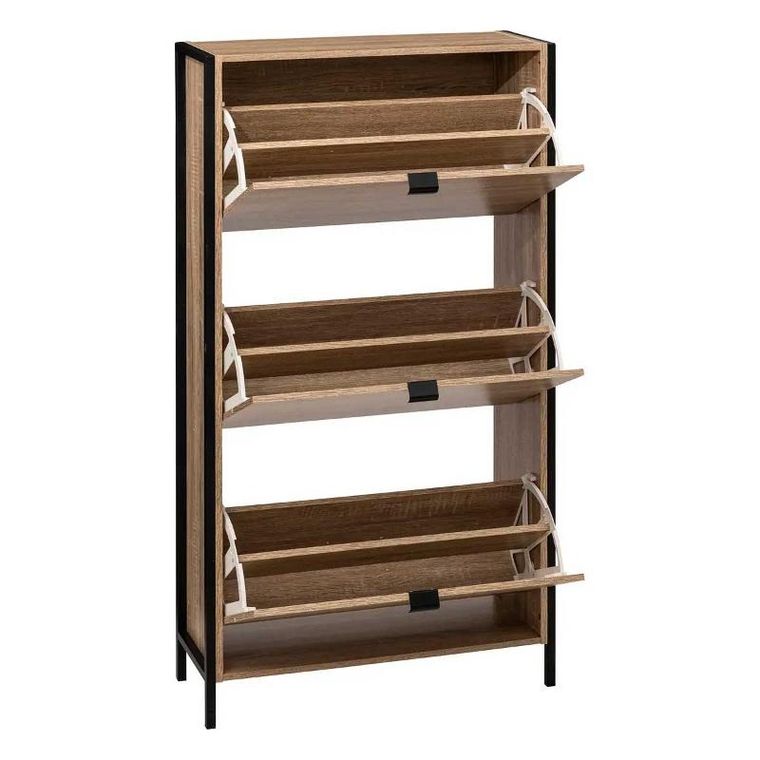 5five Simply Smart, szafka na buty, Aliaj, 3 przegrody, 63.2-24-122 cm