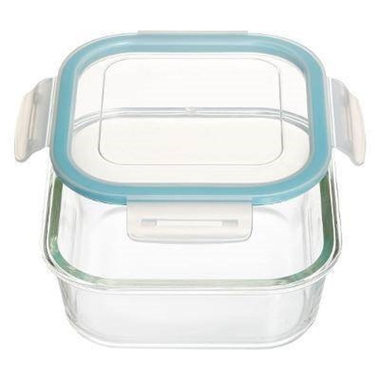 5five Simply Smart, szklane pojemniki na żywność z pokrywką na klipsy, 3 szt.