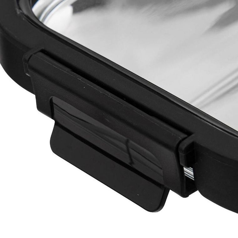 5five Simply Smart, szklany pojemnik na żywność z hermetyczną pokrywką, transparentny