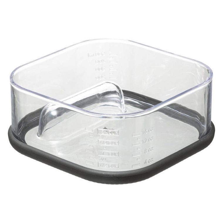 5five Simply Smart, tarka z pojemnikiem, 2 grubości oczek, stal nierdzewna