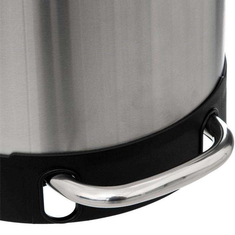 5five Simply Smart, wąski kosz na śmieci, Ariane, ze stali nierdzewnej, z pedałem, 30 l