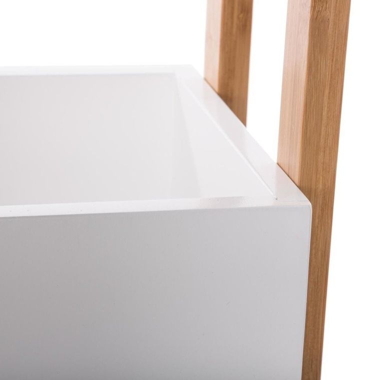 5five Simply Smart, wózek łazienkowy, Bamboo, 3 poziomy