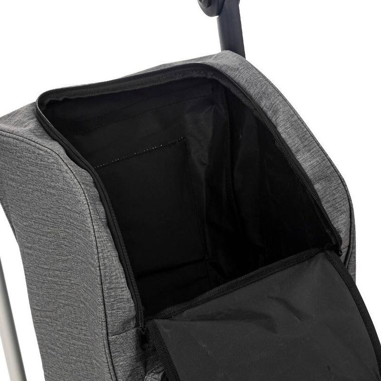 5five Simply Smart, wózek na zakupy, szary, 46l