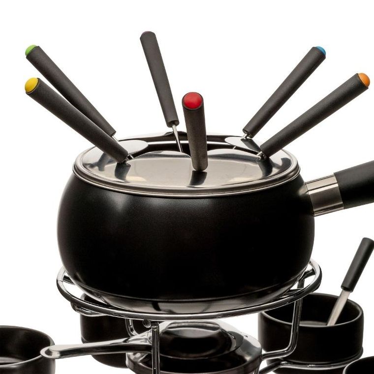 5five simply smart, zestaw do fondue obrotowy na 6 osób, ceramiczny