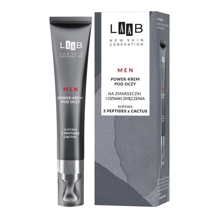 AA, LAAB Men Power, krem pod oczy na zmarszczki i oznaki zmęczenia, 15 ml