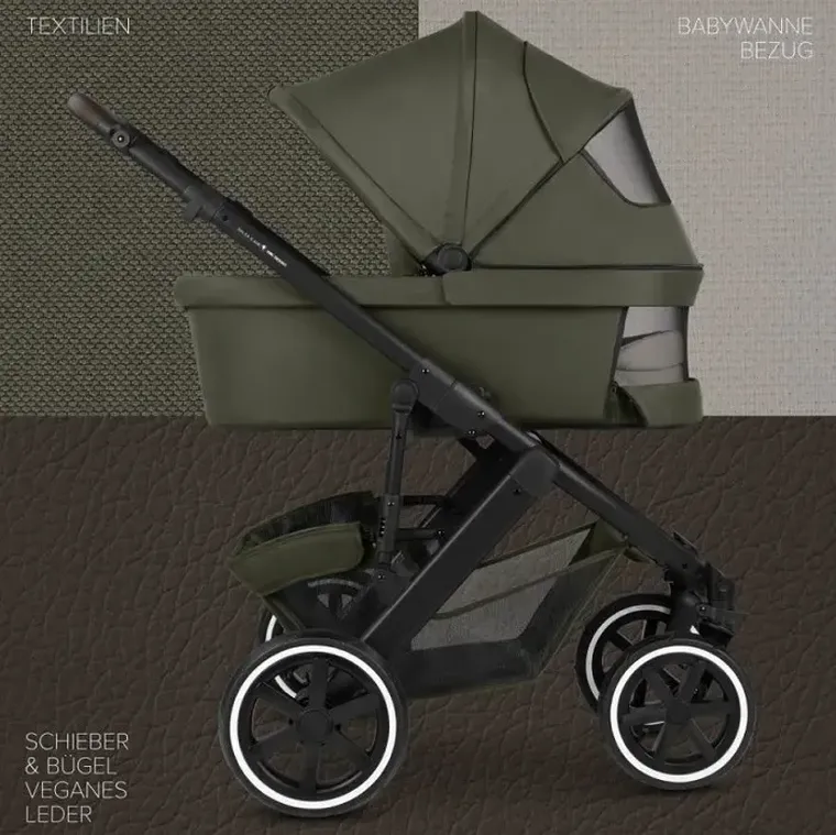 ABC Design, Salsa 5 Air, wózek wielofunkcyjny, 2w1, avocado