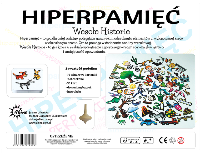 Abino, Hiperpamięć, gra familijna