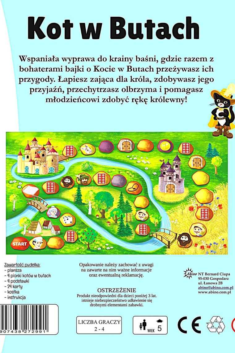 Abino, Kot w butach, gra familijna