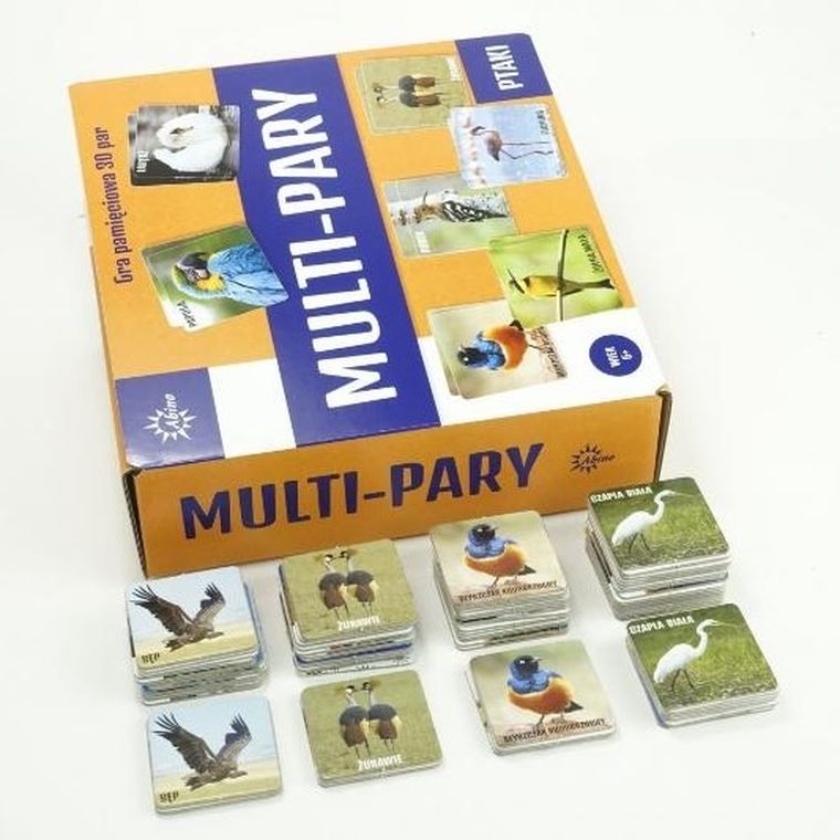 Abino, Multi-pary, Memory, gra pamięciowa, Ptaki
