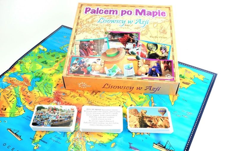 Abino, Palcem po mapie, Lisowscy w Azji, gra edukacyjna