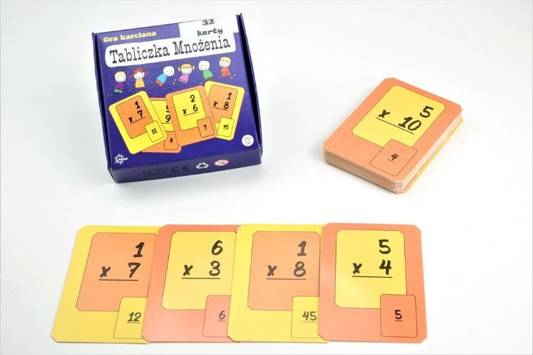Abino, Tabliczka mnożenia, gra karciana