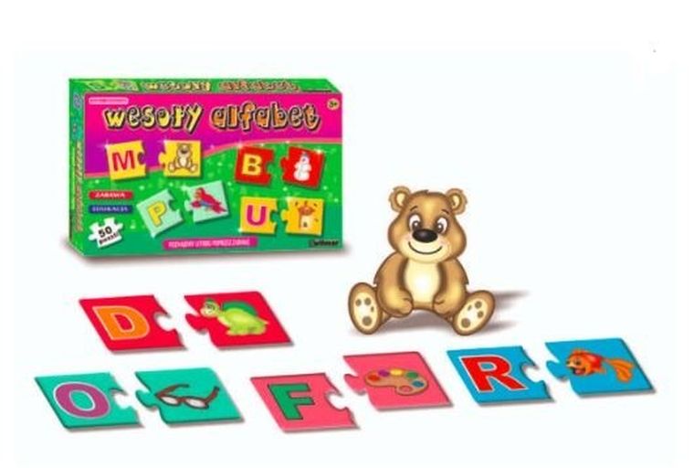 Abino, Wesoły Alfabet, puzzle, 24 elementy