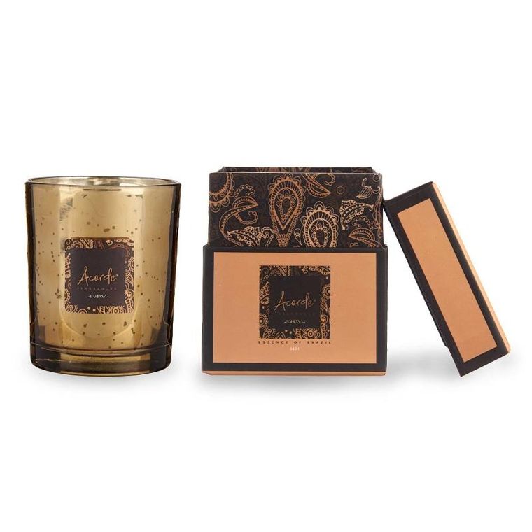 Acorde, Amarillo, świeca zapachowa na prezent, średnica 8 cm