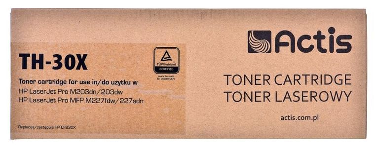 Actis,toner zamiennik Hp 30x Cf230x, Standard, 3500 stron, czarny