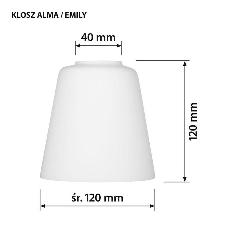 Activejet, Alma, lampa wisząca, E27 3-40W