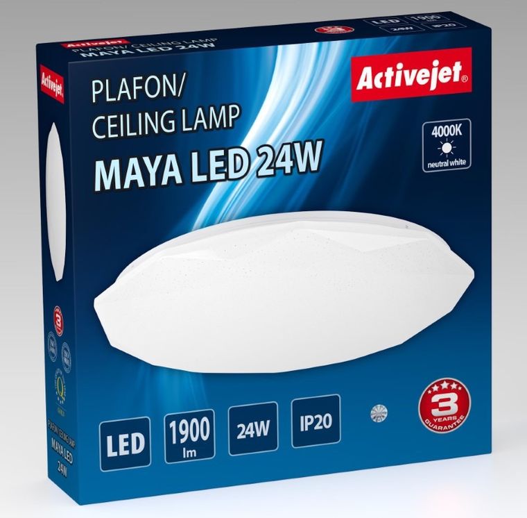 Activejet, plafon LED, AJE-Maya, 24W