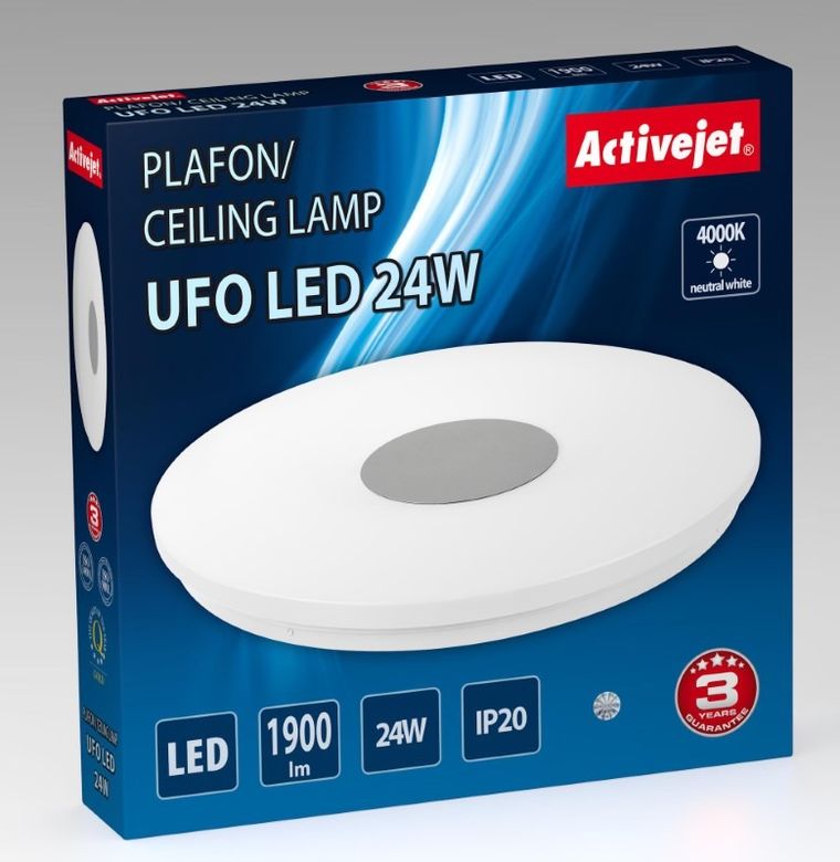 Activejet, plafon LED, AJE-Ufo, 24W