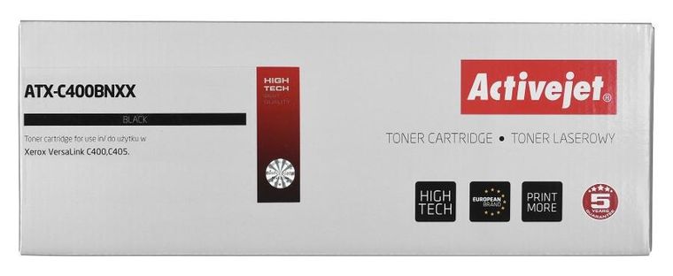 Activejet, toner ATX-C400BNXX, zamiennik Xerox, 106r03532, Supreme, 10500 stron, czarny