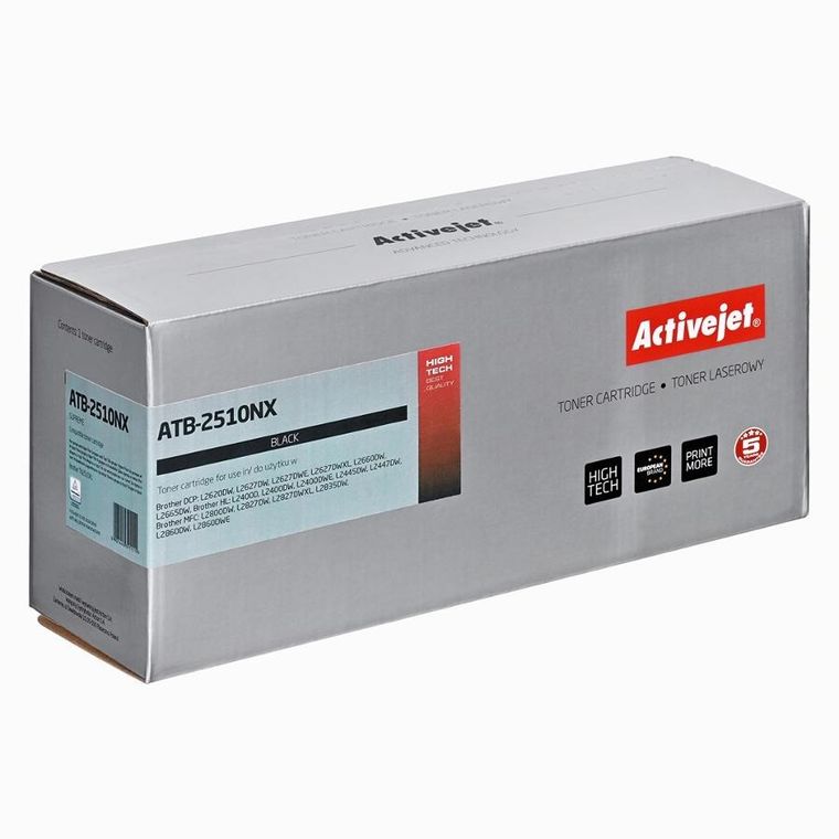 Activejet, toner do drukarki, ATB-2510NX, zamiennik Brother TN2510XL, Supreme, 3000 stron, czarny