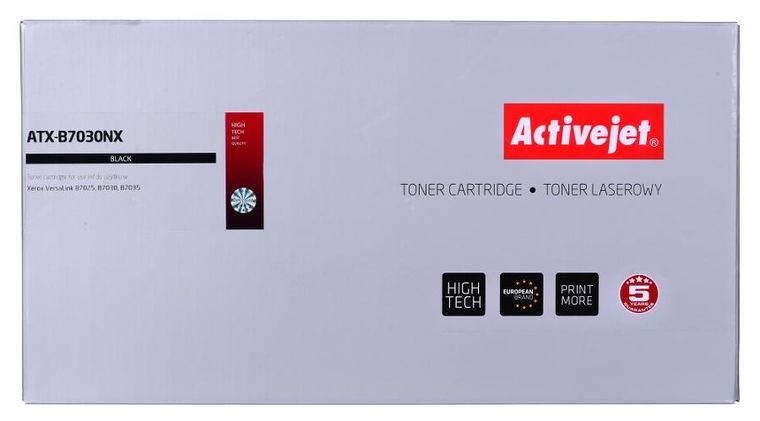Activejet, toner do drukarki, ATX-B7030NX, zamiennik Xerox 106R03396, Supreme, 30000 stron, czarny