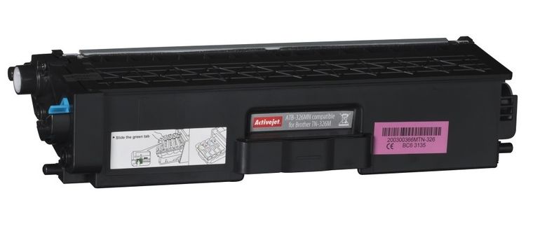 Activejet, toner do drukarki, zamiennik Brother TN-326M, Supreme, 3500 stron, czerwony, ATB-326MN