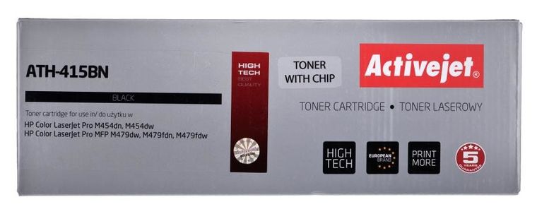 Activejet, toner z chipem, Ath415bn, HP415a, W2030a, Supreme, 2400 stron, czarny