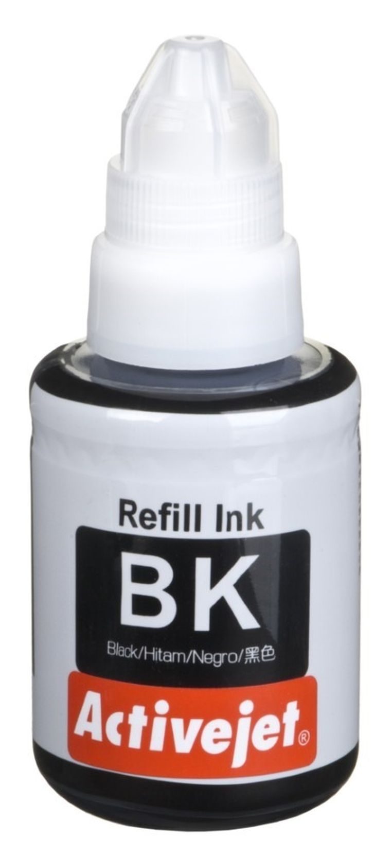 Activejet, tusz do drukarki, zamiennik Canon GI-490BK, Supreme, 135 ml, czarny, AC-G490Bk