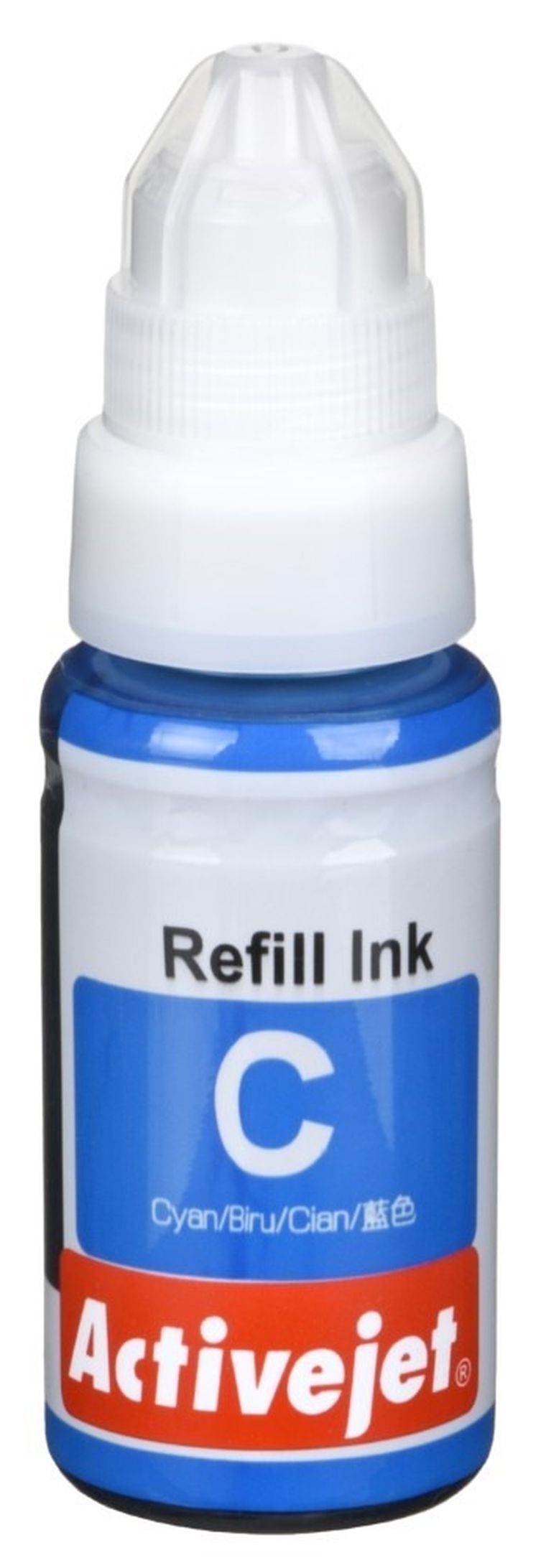 Activejet, tusz do drukarki, zamiennik Canon GI-490C, Supreme, 70 ml, niebieski, AC-G490C