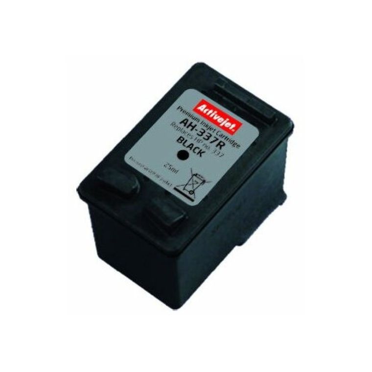 Activejet, tusz do drukarki, zamiennik HP 337 C9364EE, Premium, 25 ml, czarny, AH-337R