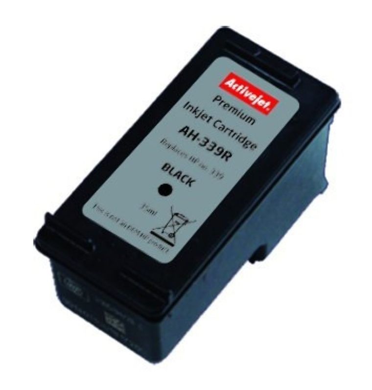 Activejet, tusz do drukarki, zamiennik HP 339 C8767EE, Premium, 35 ml, czarny, AH-339R