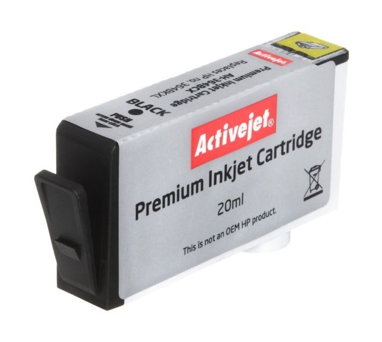Activejet, tusz do drukarki, zamiennik HP 364XL CN684EE, Premium, 20 ml, czarny, AH-364BCX