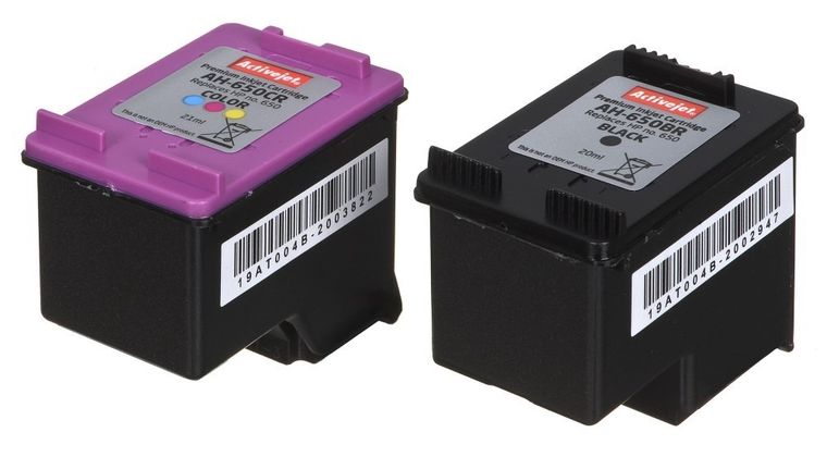 Activejet, tusz do drukarki, zamiennik HP 650 CZ101/CZ102, Premium, 1-20 ml, 1-21 ml, czarny, kolor, AH-M650RX