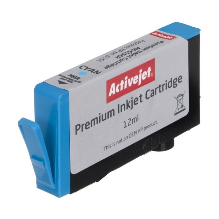 Activejet, tusz do drukarki, zamiennik HP 655 CZ110AE, Premium, 12 ml, niebieski, AH-655CR