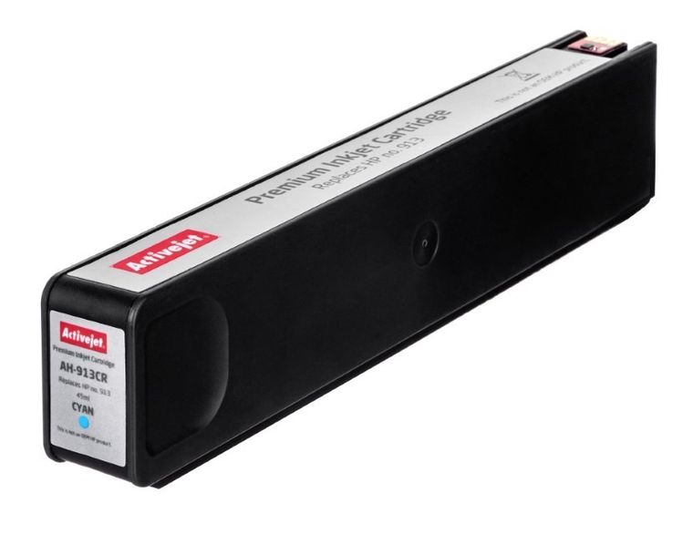 Activejet, tusz do drukarki, zamiennik HP 913 F6T77AE, Premium, 45 ml, niebieski, AH-913CR