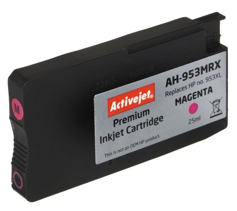 Activejet, tusz do drukarki, zamiennik HP 953XL F6U17AE, Premium, 25 ml, czerwony, AH-953MRX