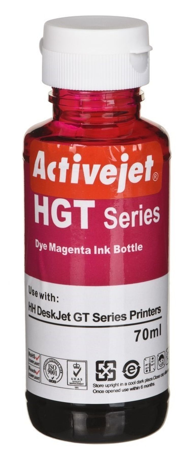 Activejet, tusz do drukarki, zamiennik HP GT52M M0H55AE, Supreme, 70 ml, czerwony, AH-GT52M