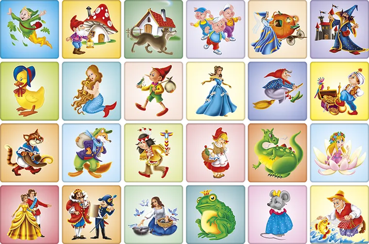 Adamigo, Bajkowi ulubieńcy - memory, gra pamięciowa