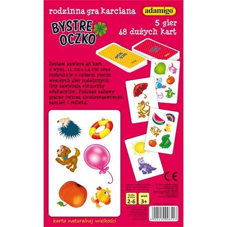 Adamigo, Gra karciana, Bystre oczko