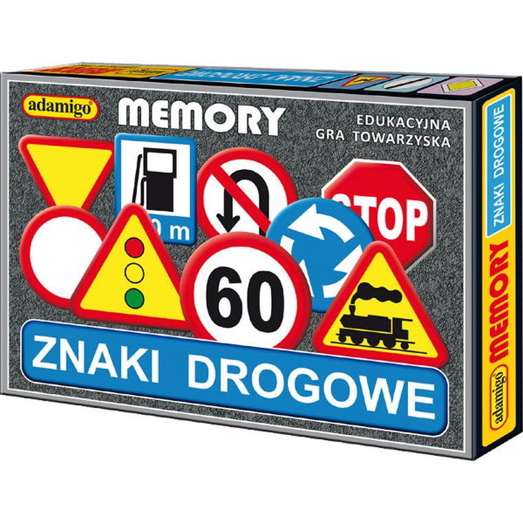 Adamigo, Gra pamięciowa, Memory, Znaki drogowe