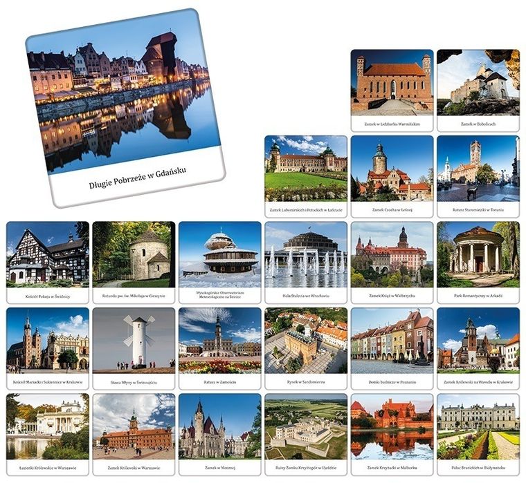 Adamigo, Memory Polska zabytki, gra pamięciowa