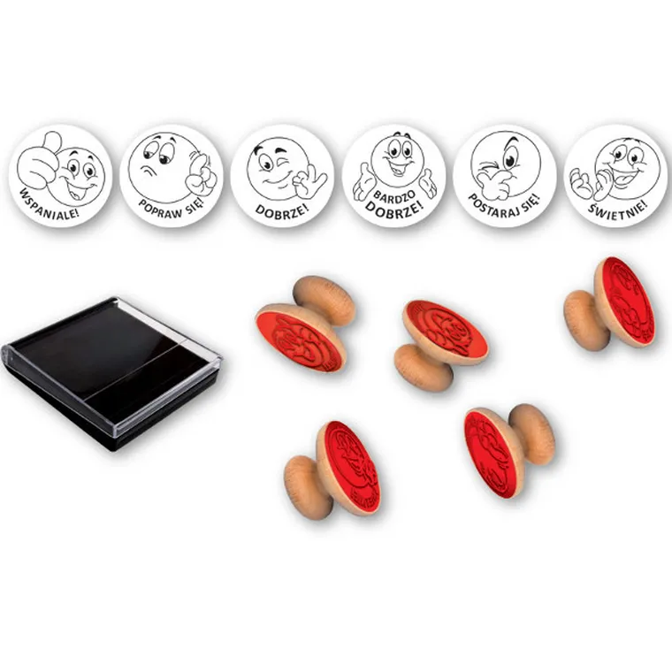 Adamigo, Pieczątki motywujące, zestaw kreatywny