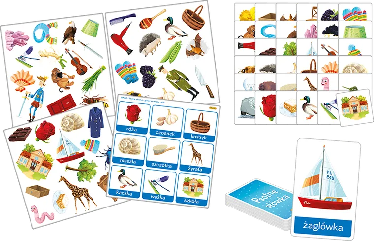 Adamigo, Psotne słówka, głoski szumiące, 3 gry logopedyczne