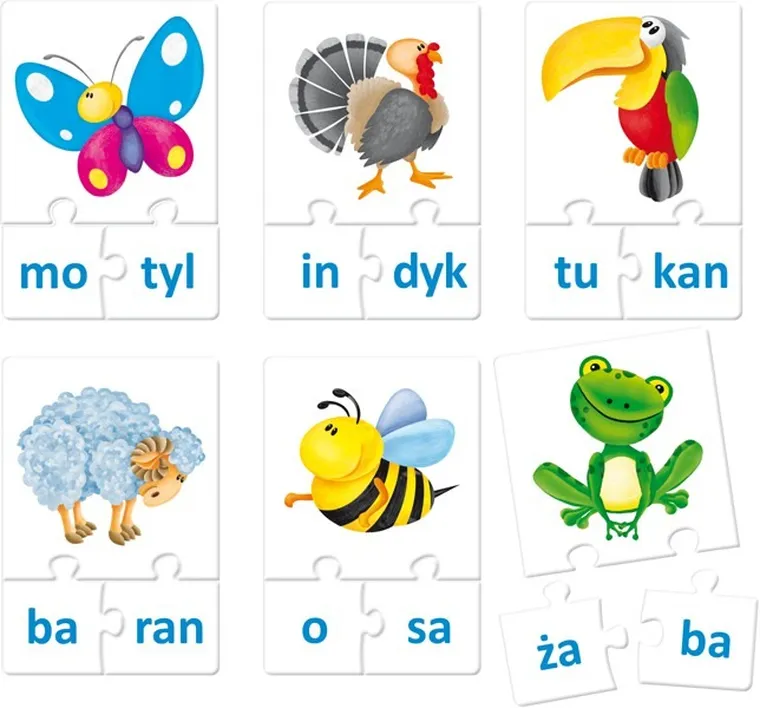 Adamigo, Układam i czytam, gra edukacyjna