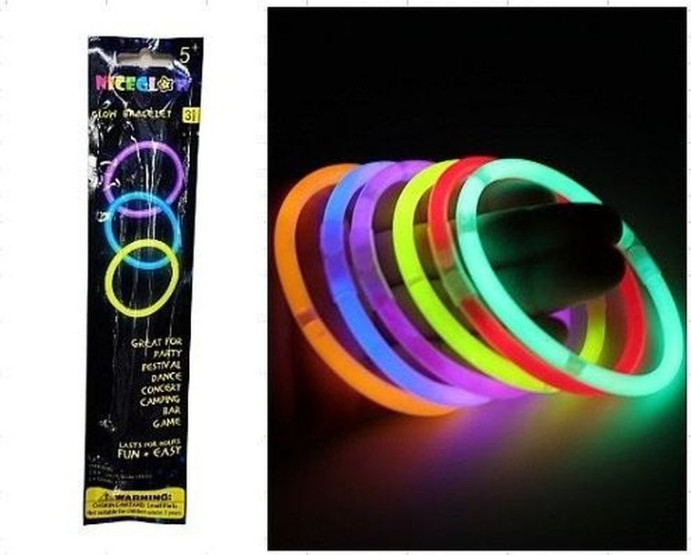 Adar, bransoletka, fluo, 6 szt.