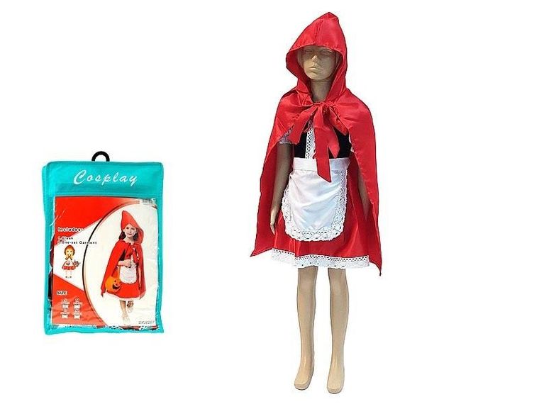 Adar, Czerwony Kapturek, strój dla dzieci, rozmiar 100-110 cm