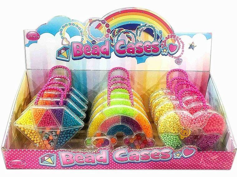 Adar, koraliki do nawlekania w kuferku, 12 szt.